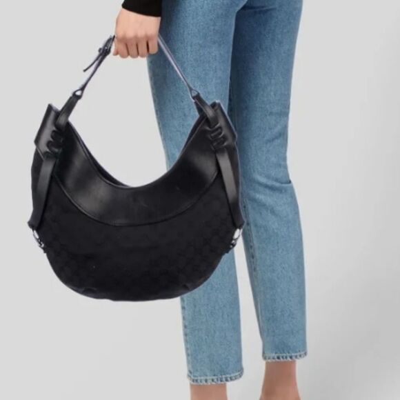 Gucci Crescent Canvas monogram Half Moon H… - Picture 7 of 10